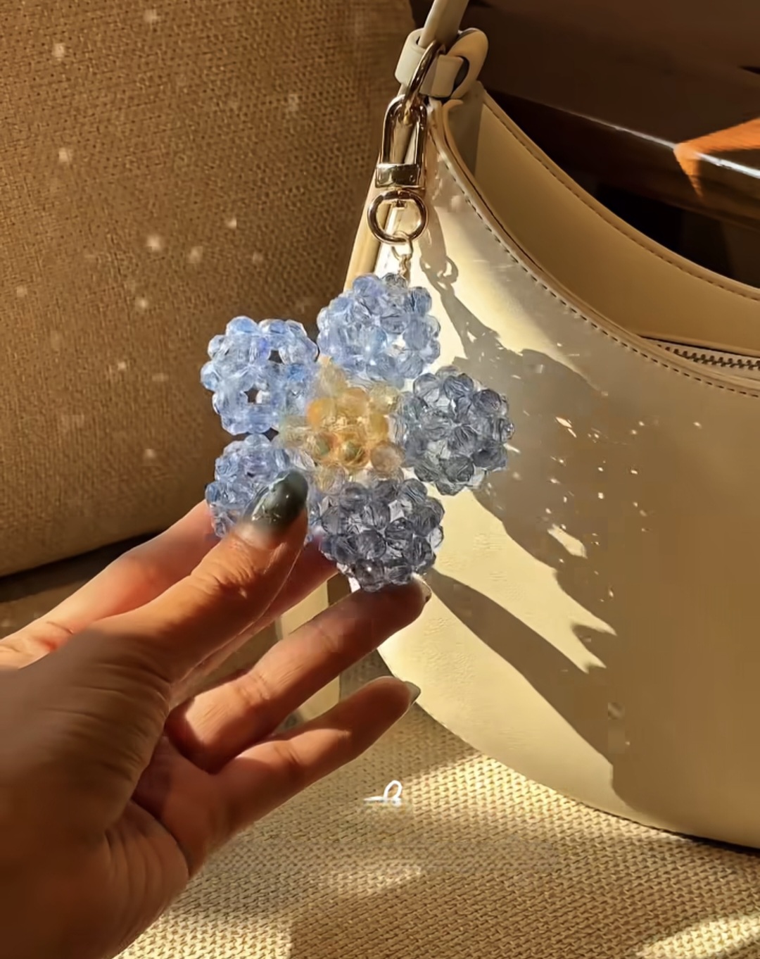 چارم بگ گل کریستالی
